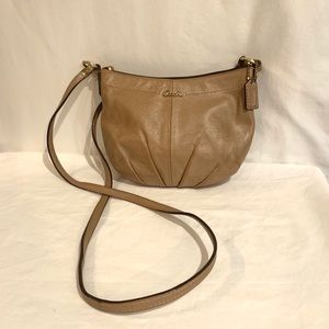 Tan Leather Coach Crossbody